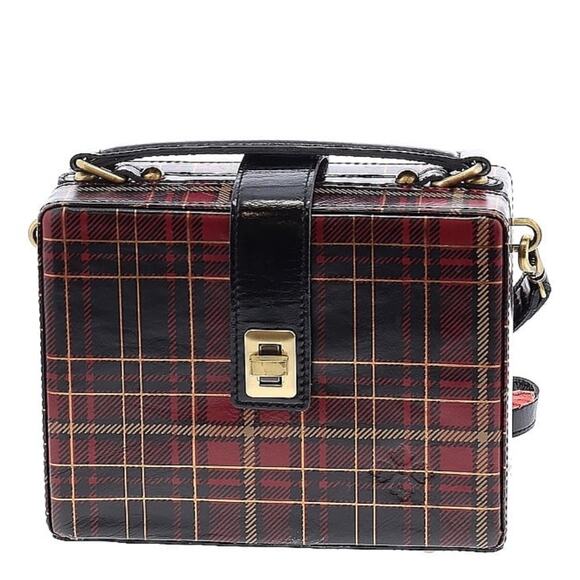Patricia Nash Tartan Plaid Tauria Box Satchel - Picture 2 of 10